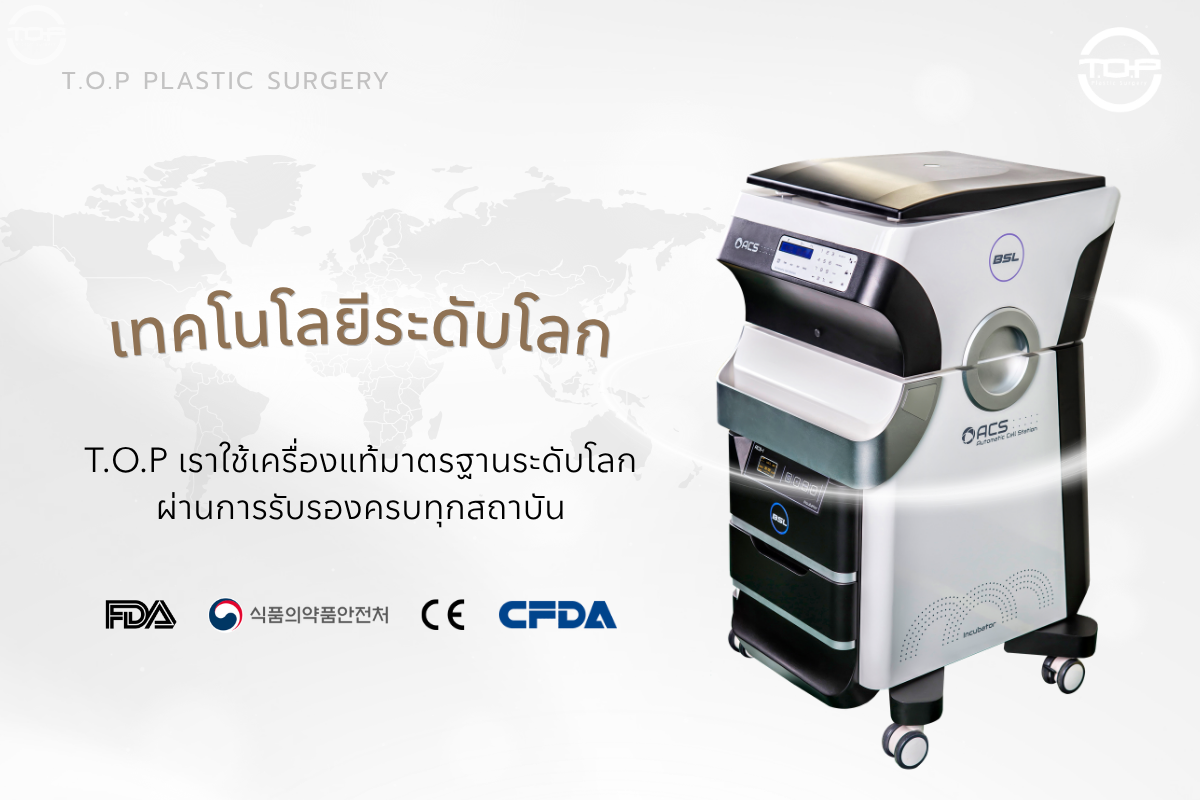 ฟื้นฟูผิวลึกถึงระดับเซลล์ด้วย T.O.P Stem Cell การันตีมาตรฐานระดับโลก
