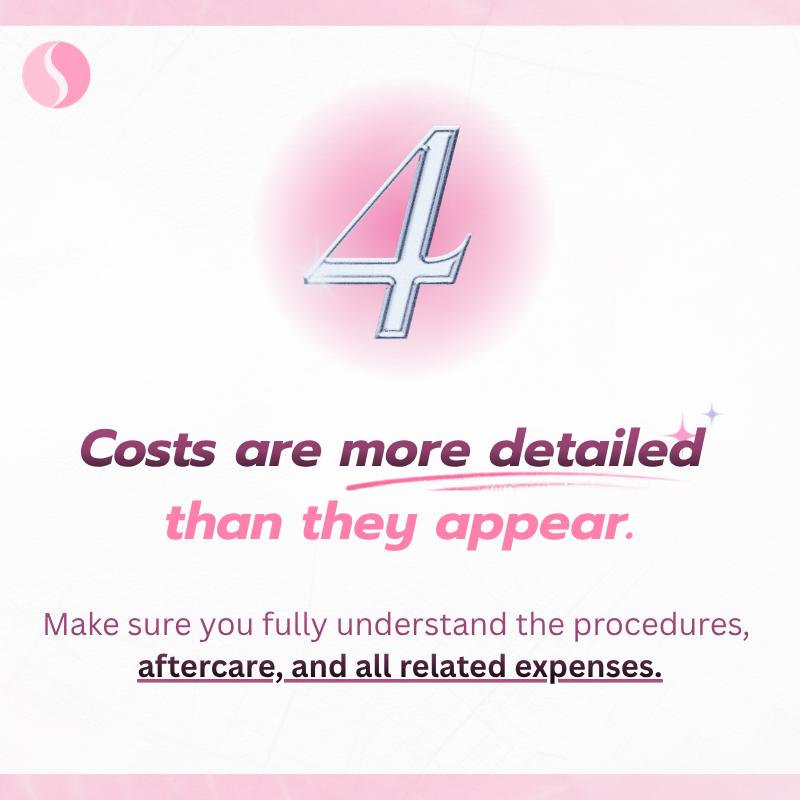 What to Know Before Plastic Surgery in Korea: 4. The Total Cost Includes More Than Just the Surgery Fee
