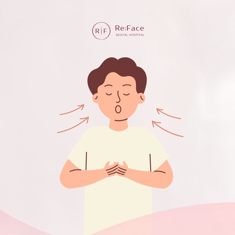 พักฟื้นหลังผ่าตัดขากรรไกร -การหายใจ