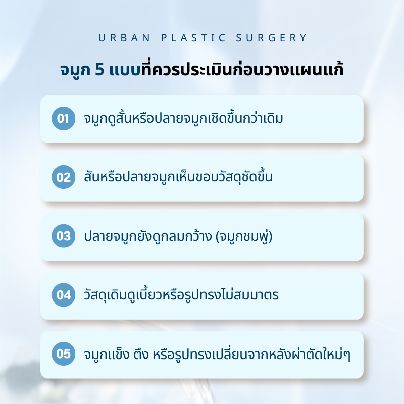 5 ลักษณะของจมูกที่ควรประเมินก่อนวางแผน แก้จมูกที่เกาหลี