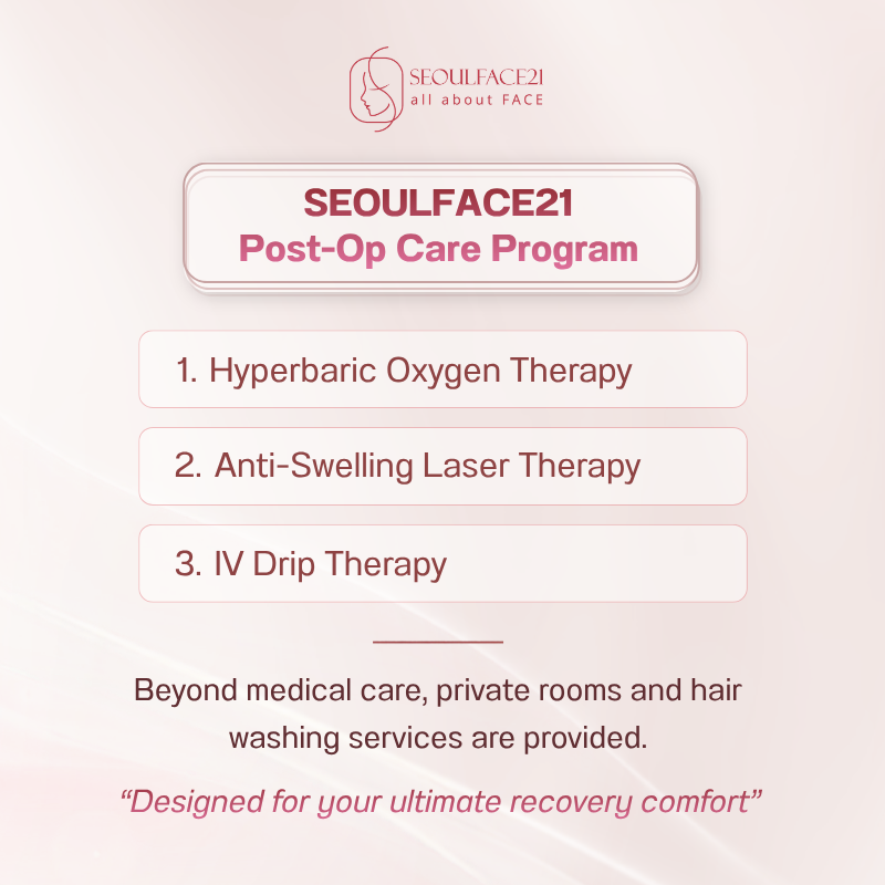 SEOULFACE21 Post-Surgery Recovery Care Program for Jaw Surgery in Korea