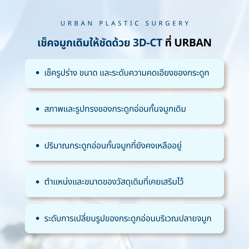 สิ่งที่เห็นจากภายนอกอาจยังไม่ใช่ทั้งหมด เช็คให้ชัดด้วย 3D-CT ที่ Urban