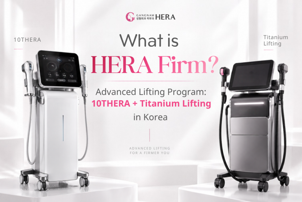 What Is HERA Firm? A Korean Skin-Tightening Program: 10THERA + Titanium Lifting