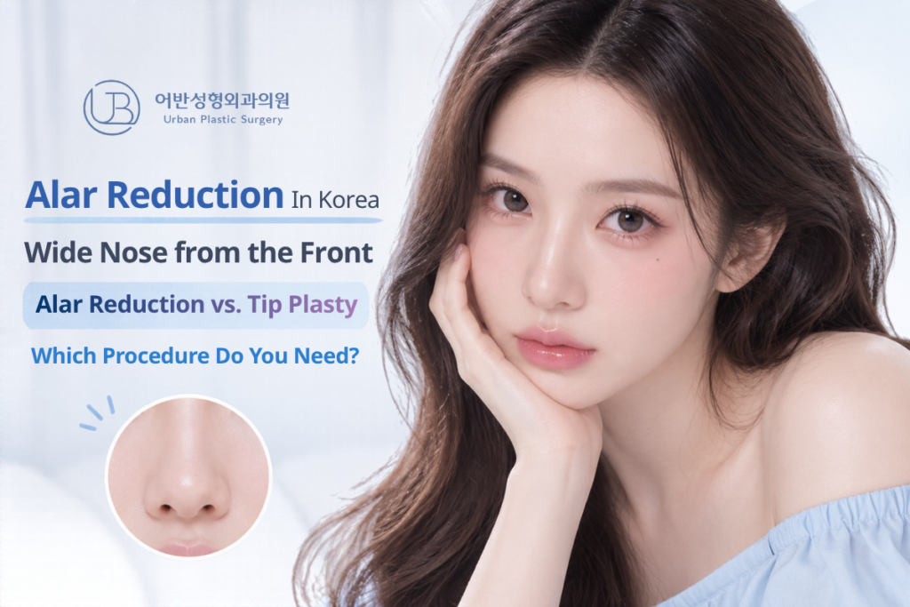 Alar Reduction in Korea: Wide Nose from the Front—Should You Choose Nostril Reduction or Tip Rhinoplasty?